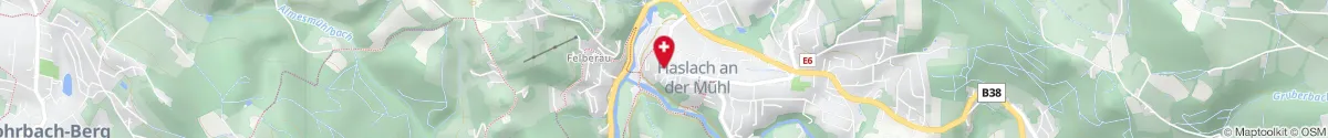 Kartendarstellung des Standorts für St. Nikolaus-Apotheke in 4170 Haslach an der Mühl